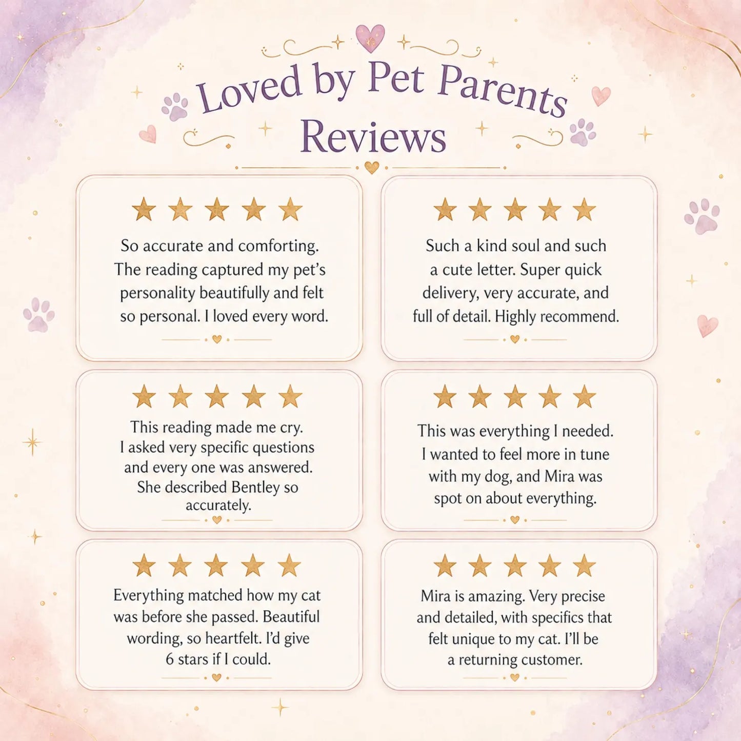Psychic Pet Reading